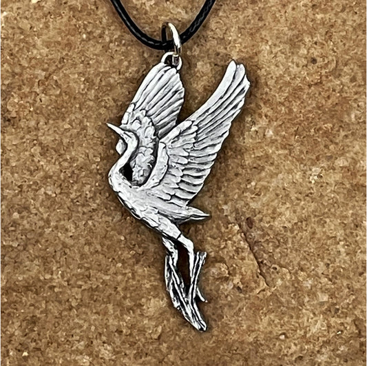 Crane Necklace